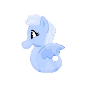 Glowing Blue Seapony